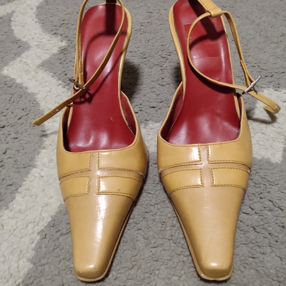 Italian Shoes Heels SZ 6 - Picture 2 of 7